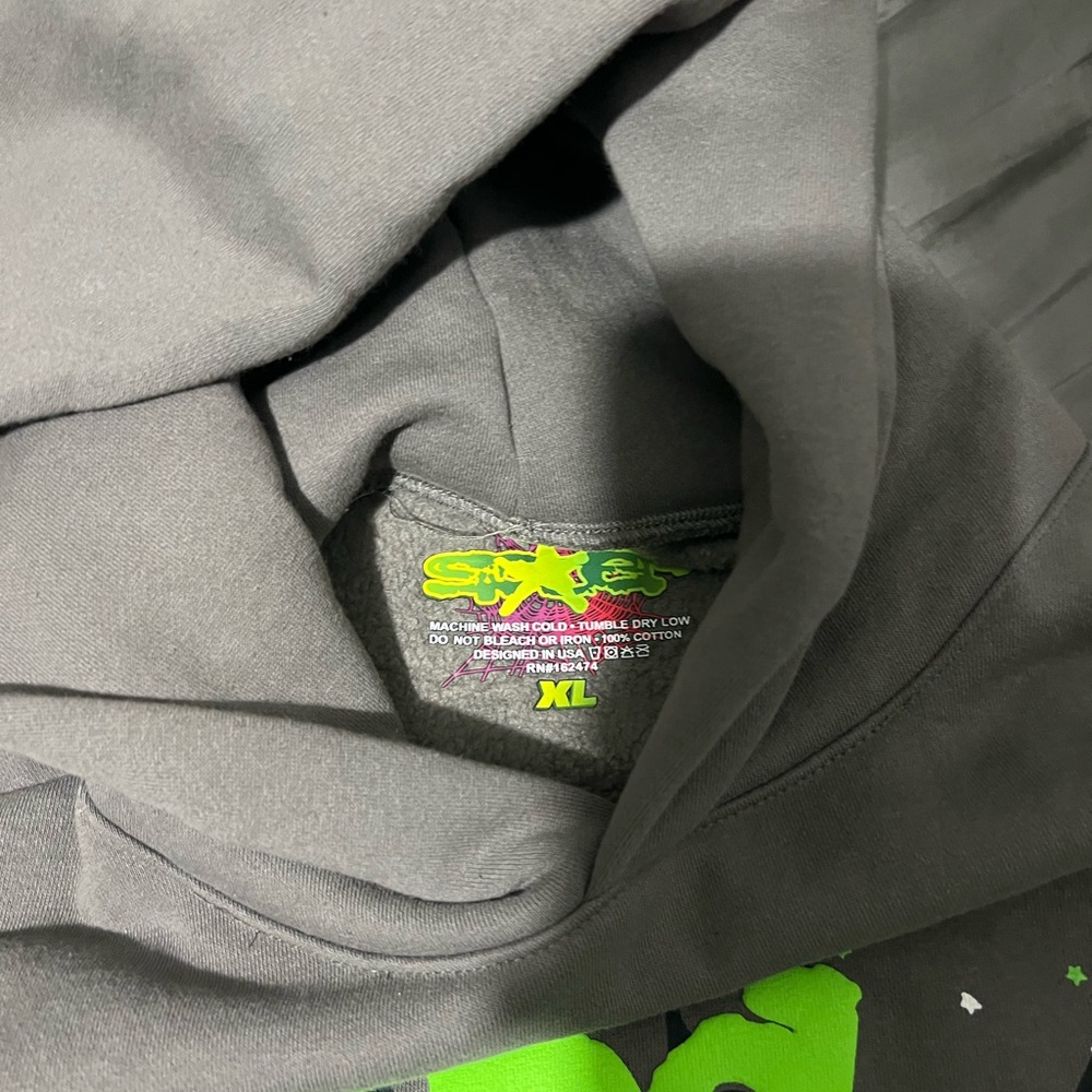 Spider hoodie brand new worn once never washed. Price is firm